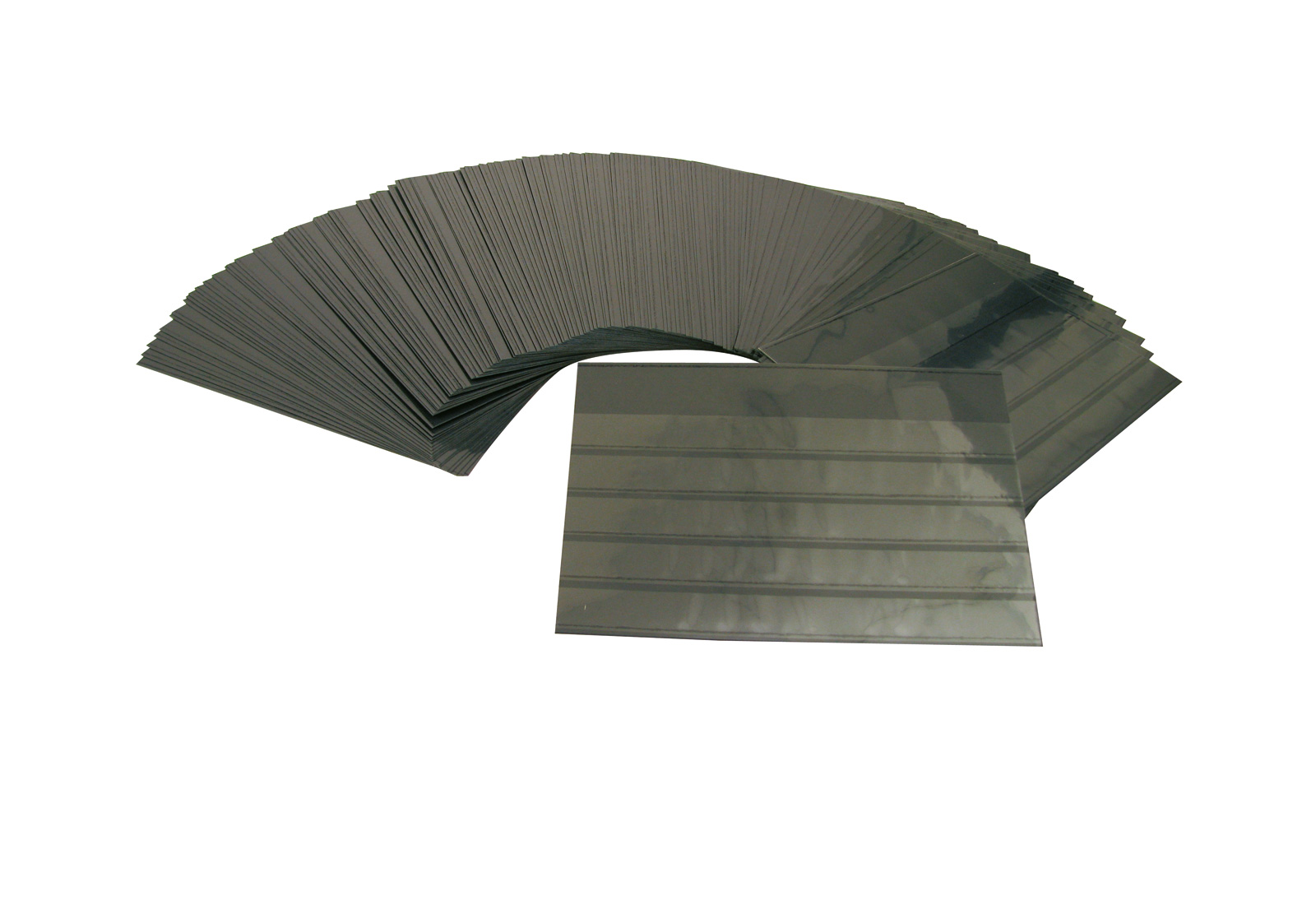 500 Steckkarten DIN A5 für Briefmarken 5 Streifen