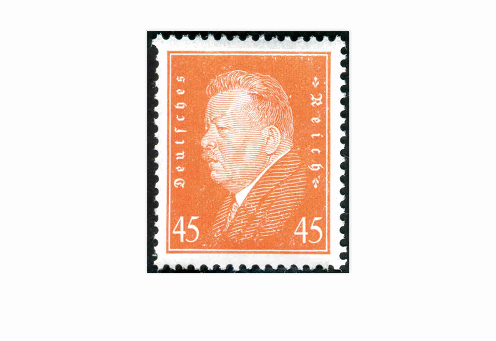 Briefmarke Deutsches Reich Reichspräsidenten 1928 Michel-Nr. 419