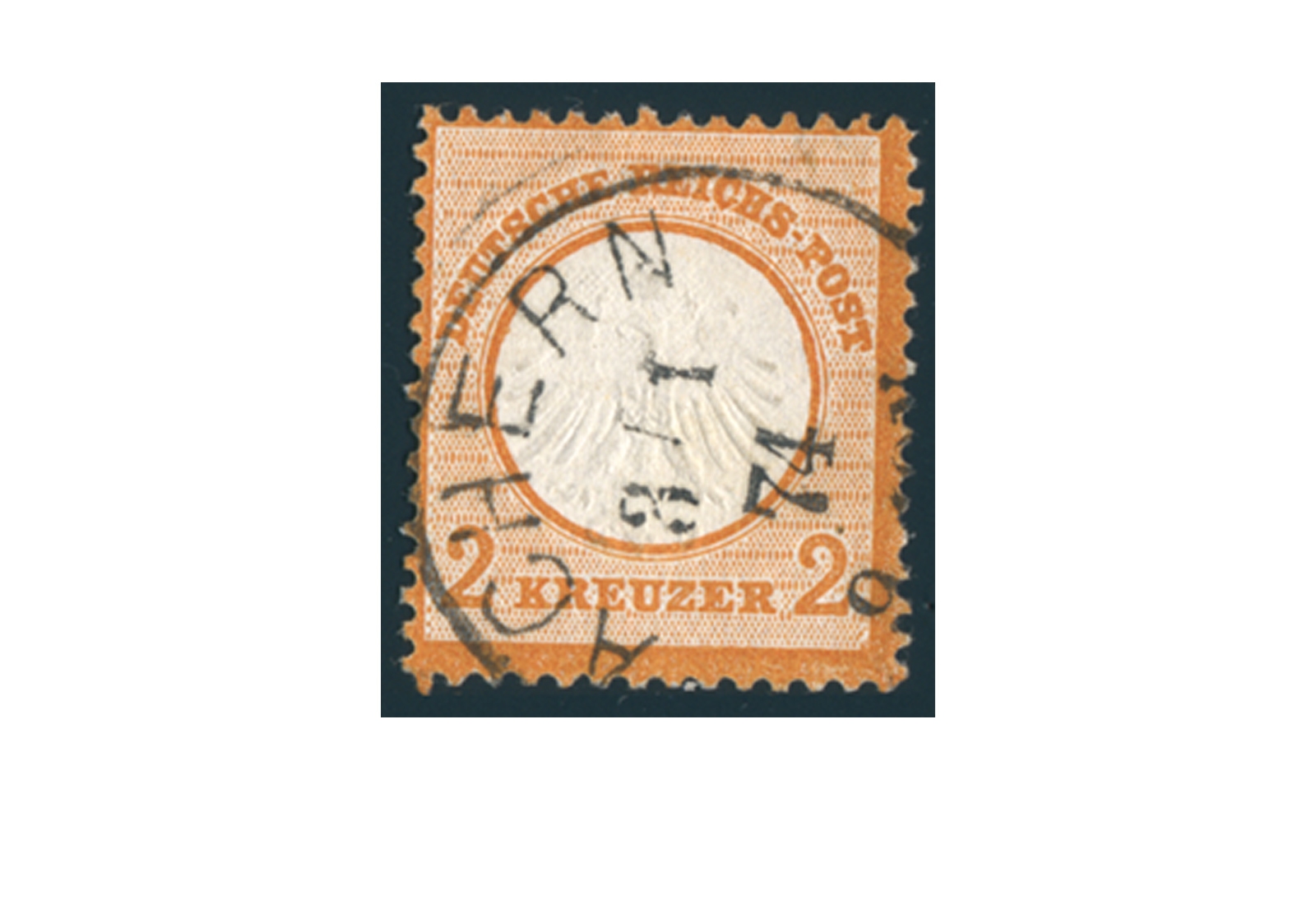 Briefmarke Deutsches Reich Brustschild 1872 Michel-Nr. 15 gestempelt