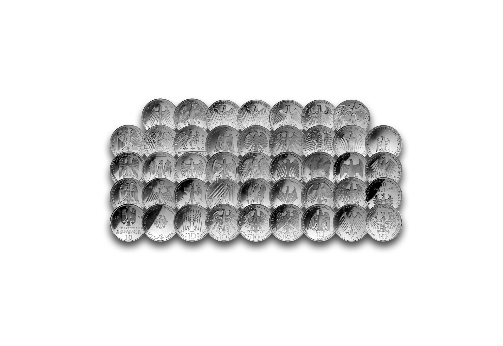 BRD 10 DM Komplettsammlung inkl. Olympische Spiele