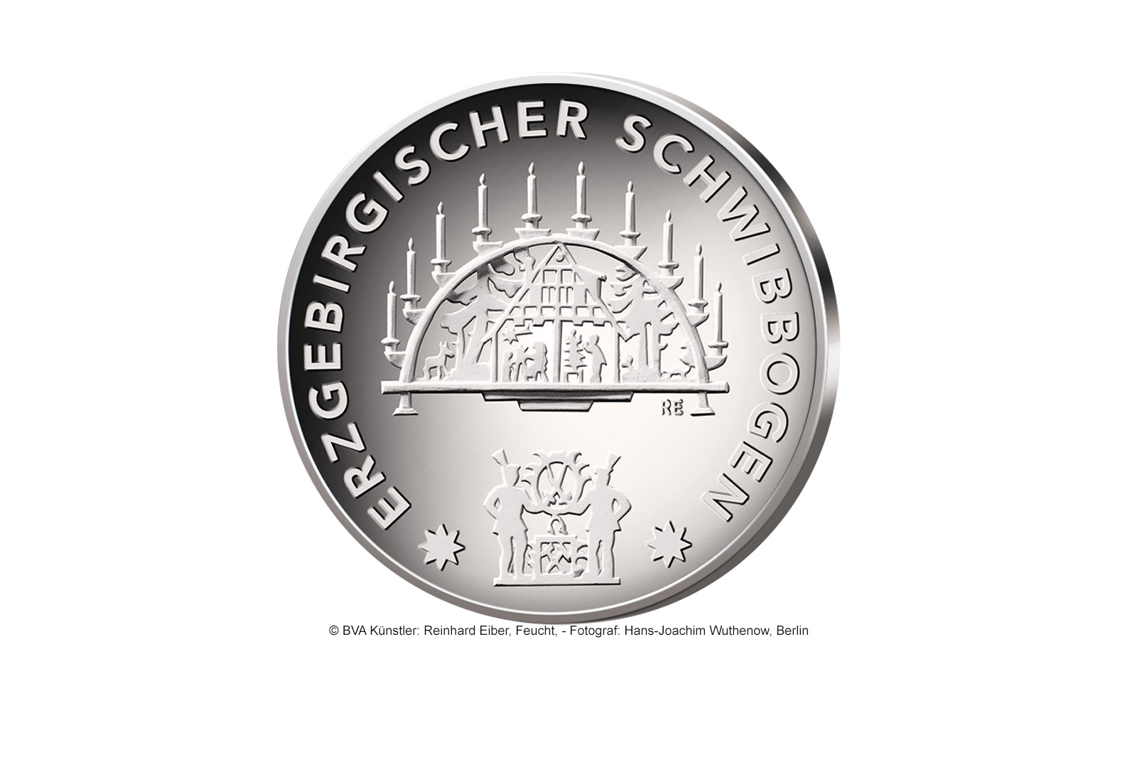 25 Euro Silbermünze 2023 Deutschland Weihnachten Erzgebirgischer Schwibbogen PP