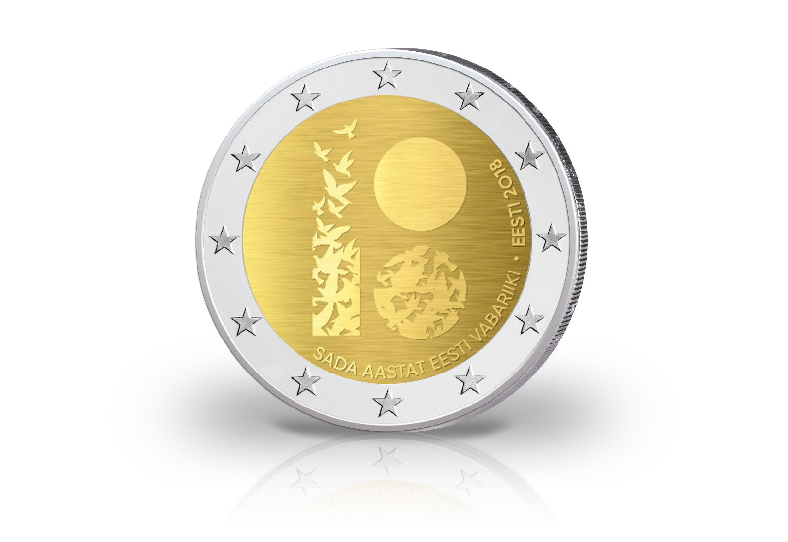 2 Euro 2018 Estland 100 Jahre Republik Estland