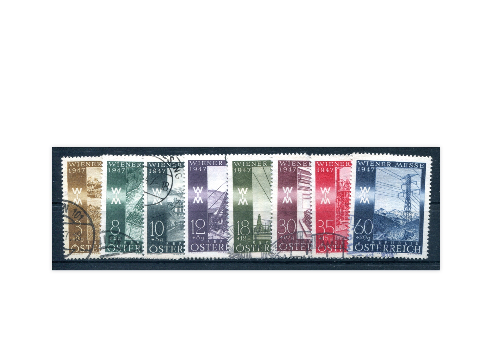 Österreich Wiener Frühjahrsmesse Michel Nr. 803/10 gest.