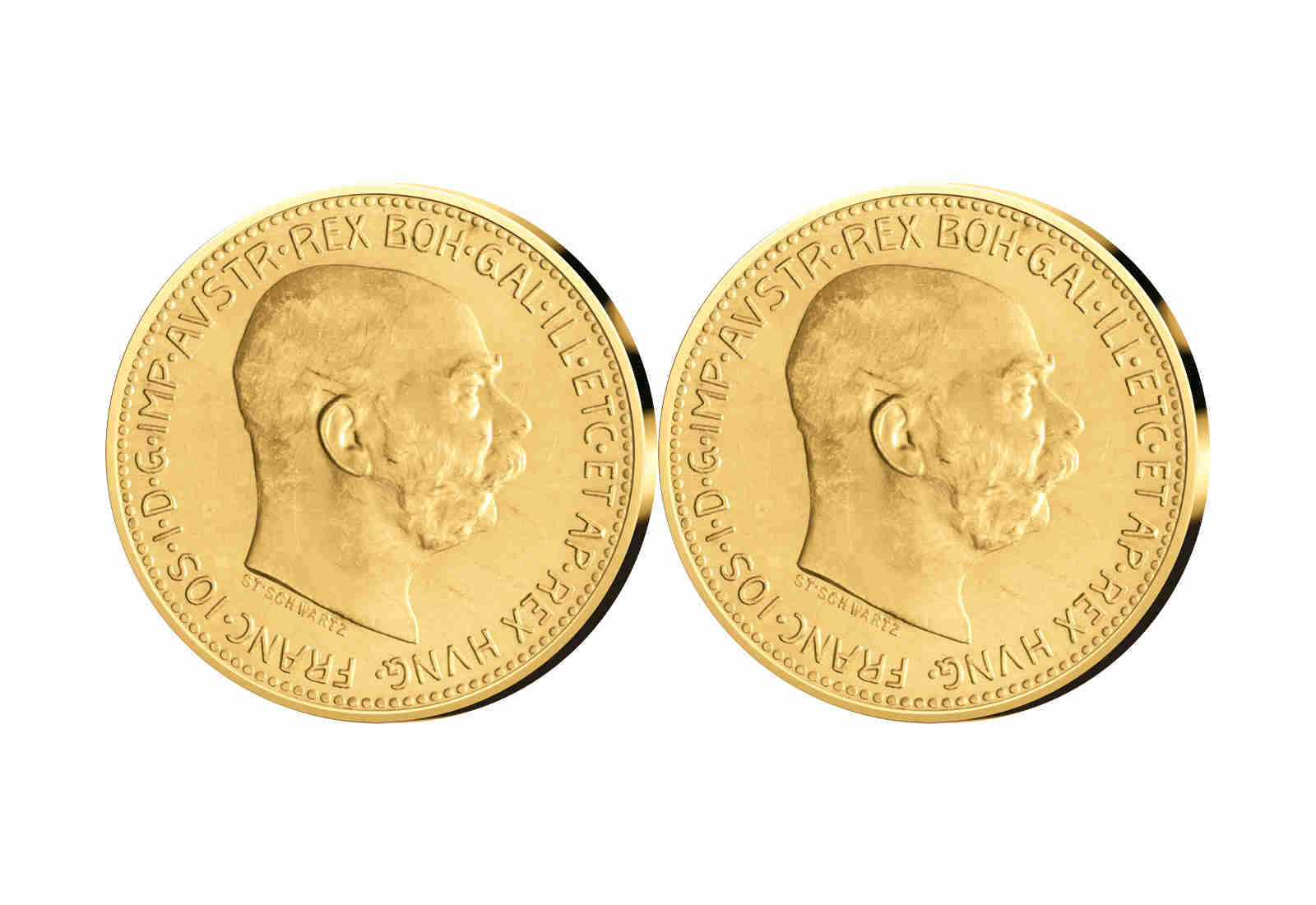 Neuprägung 2er-Spar-Set Frans Joseph I. Kaiser von Österreich und König von Ungarn