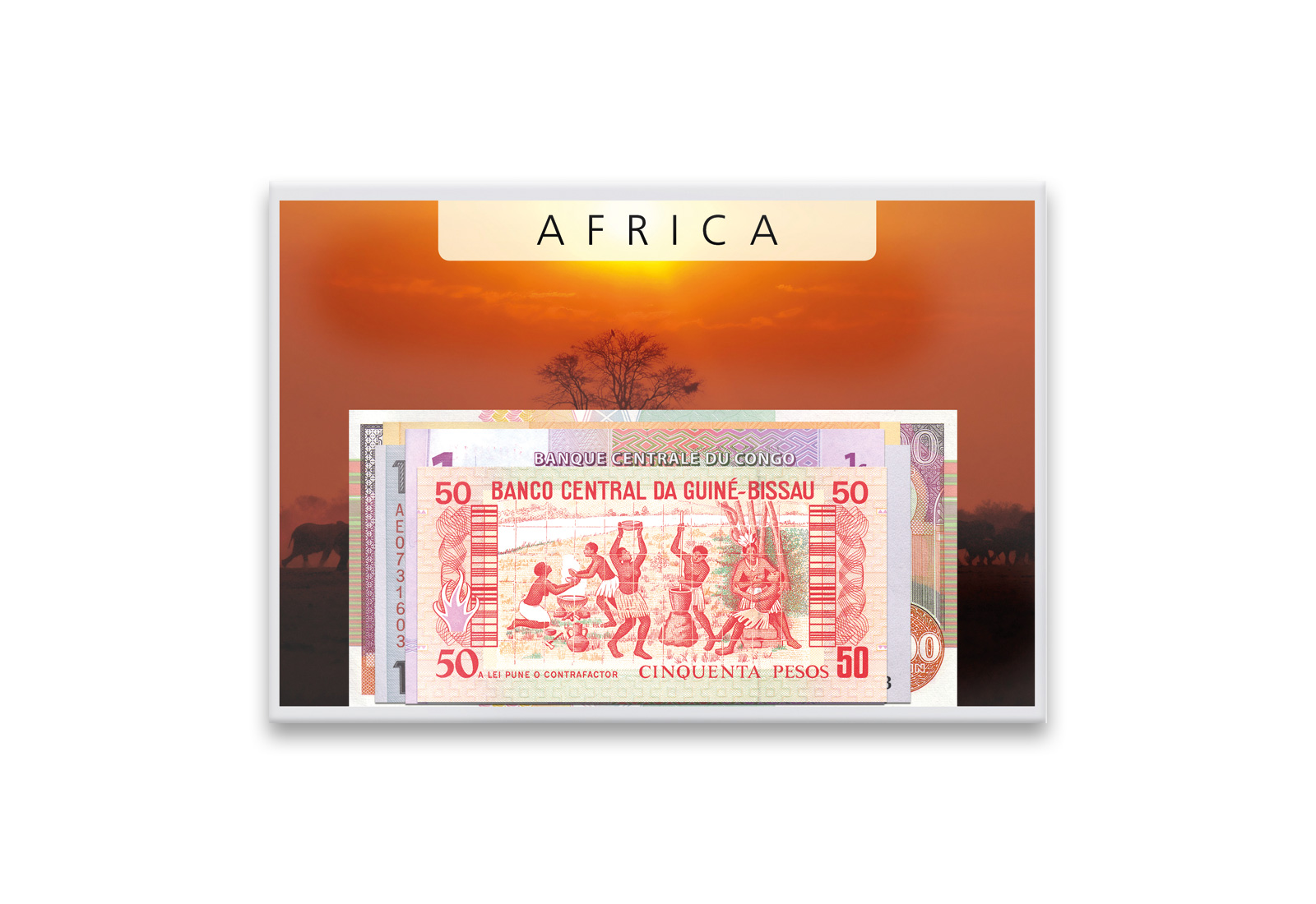 Banknoten Kollektion Afrika