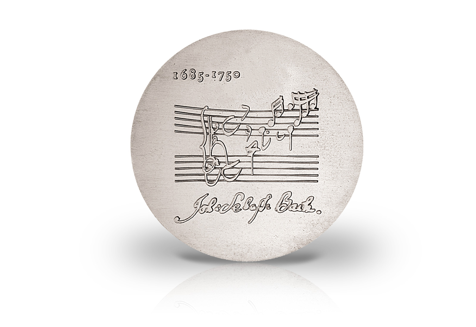 20 Mark Gedenkmünze 1975 DDR Johann Sebastian Bach Jaeger-Nr. 1555