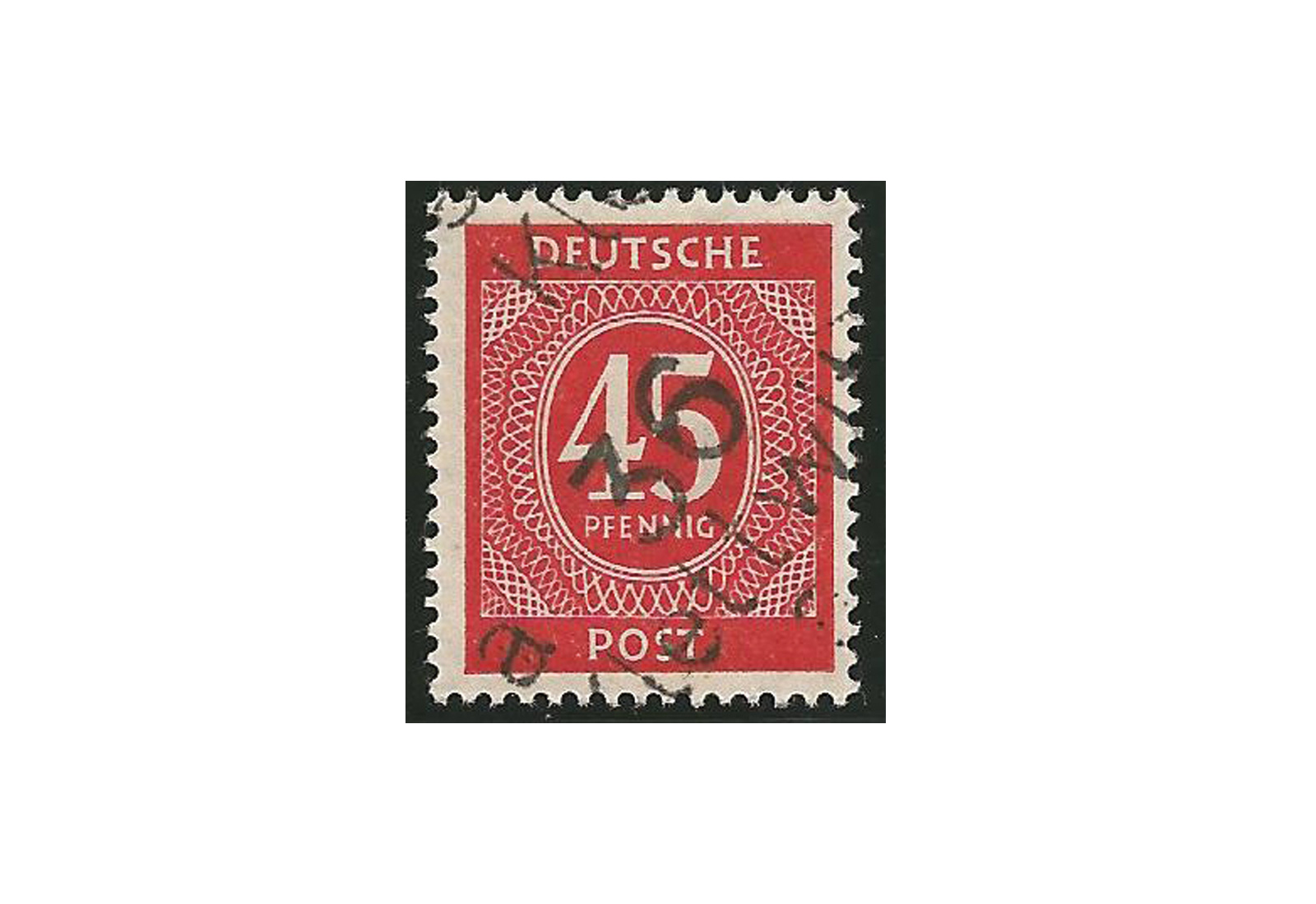 SBZ Bezirkshandstempel - Ziffernausgaben Michel Nr. I s postfrisch geprüft