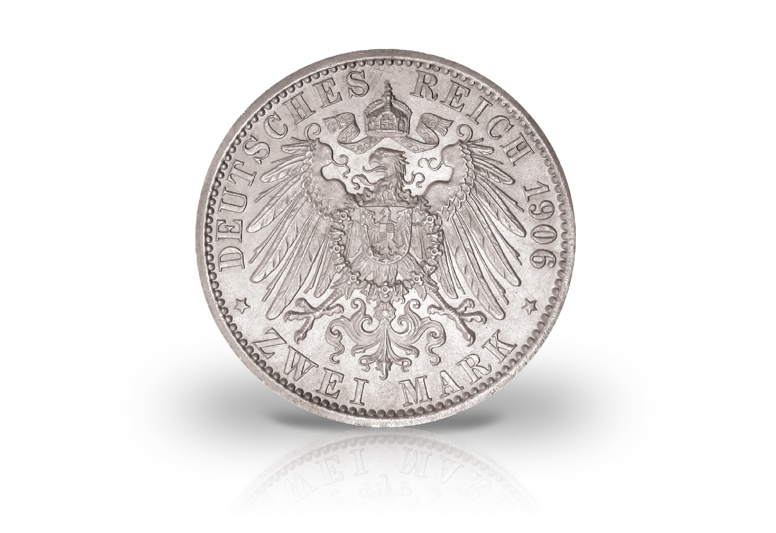 2 Mark 1913 Deutsches Kaiserreich Fürstentum Lippe Leopold IV. Jaeger-Nr. 78