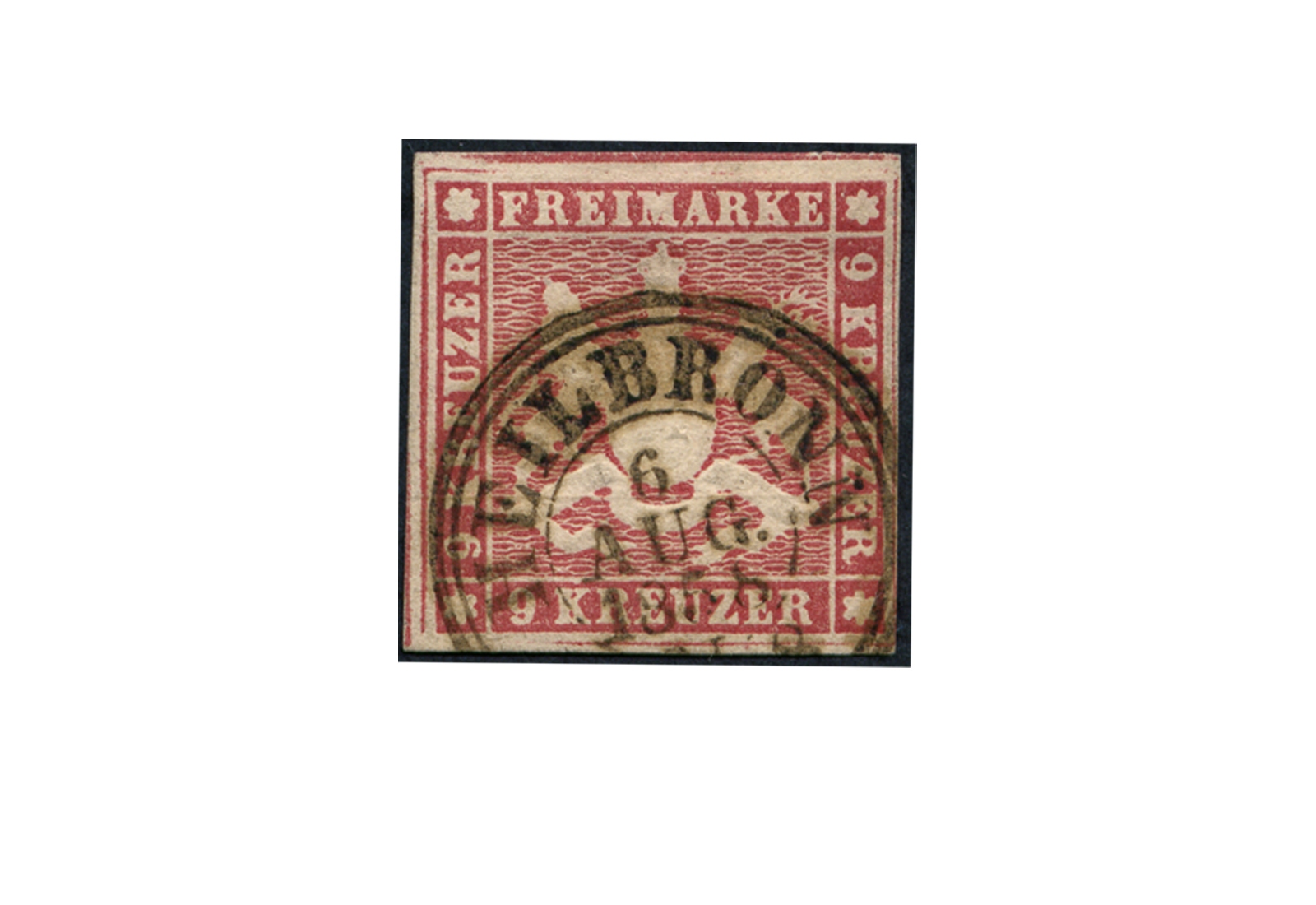 Briefmarke Altdeutschland Württemberg Freimarke 1857 Michel-Nr. 9 gestempelt
