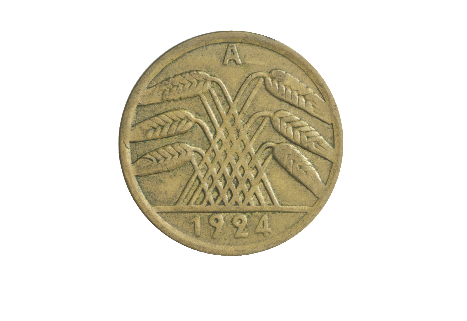 50 Rentenpfennig 1923-1924 Weimarer Republik Jaeger-Nr. 310