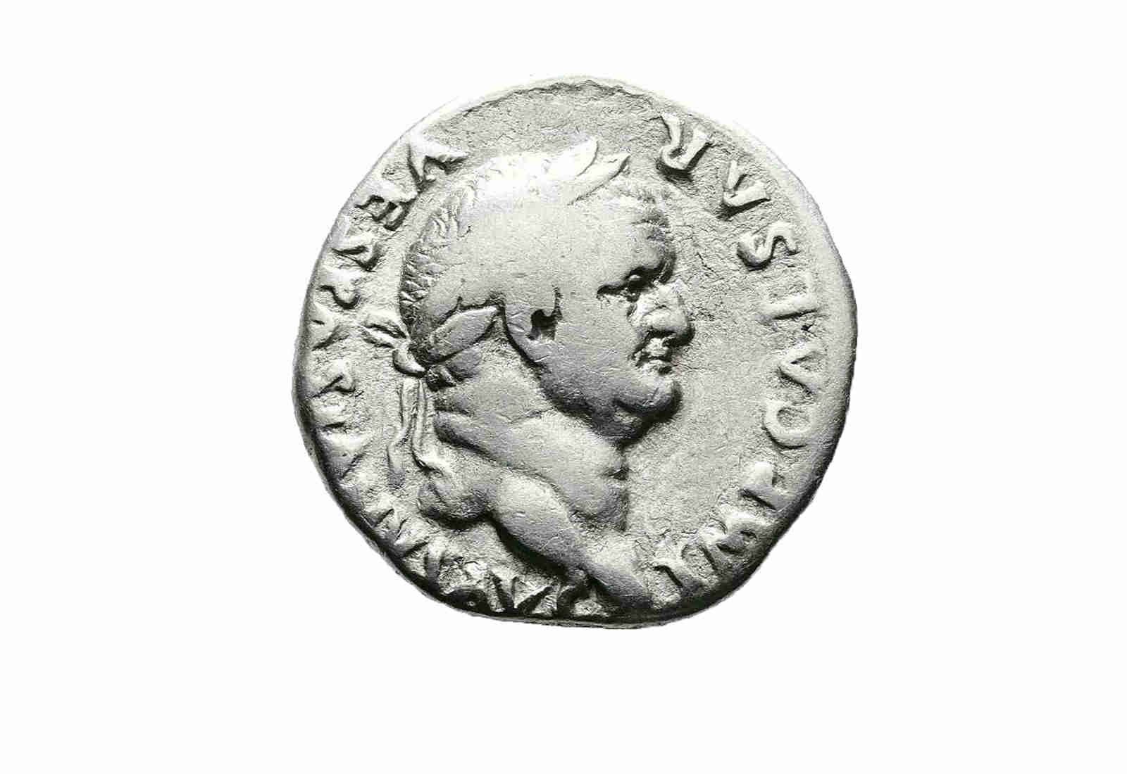 Römisches Reich Silberdenar des Vaspasianus 69-79 n. Chr. im Etui inkl Zertifikat
