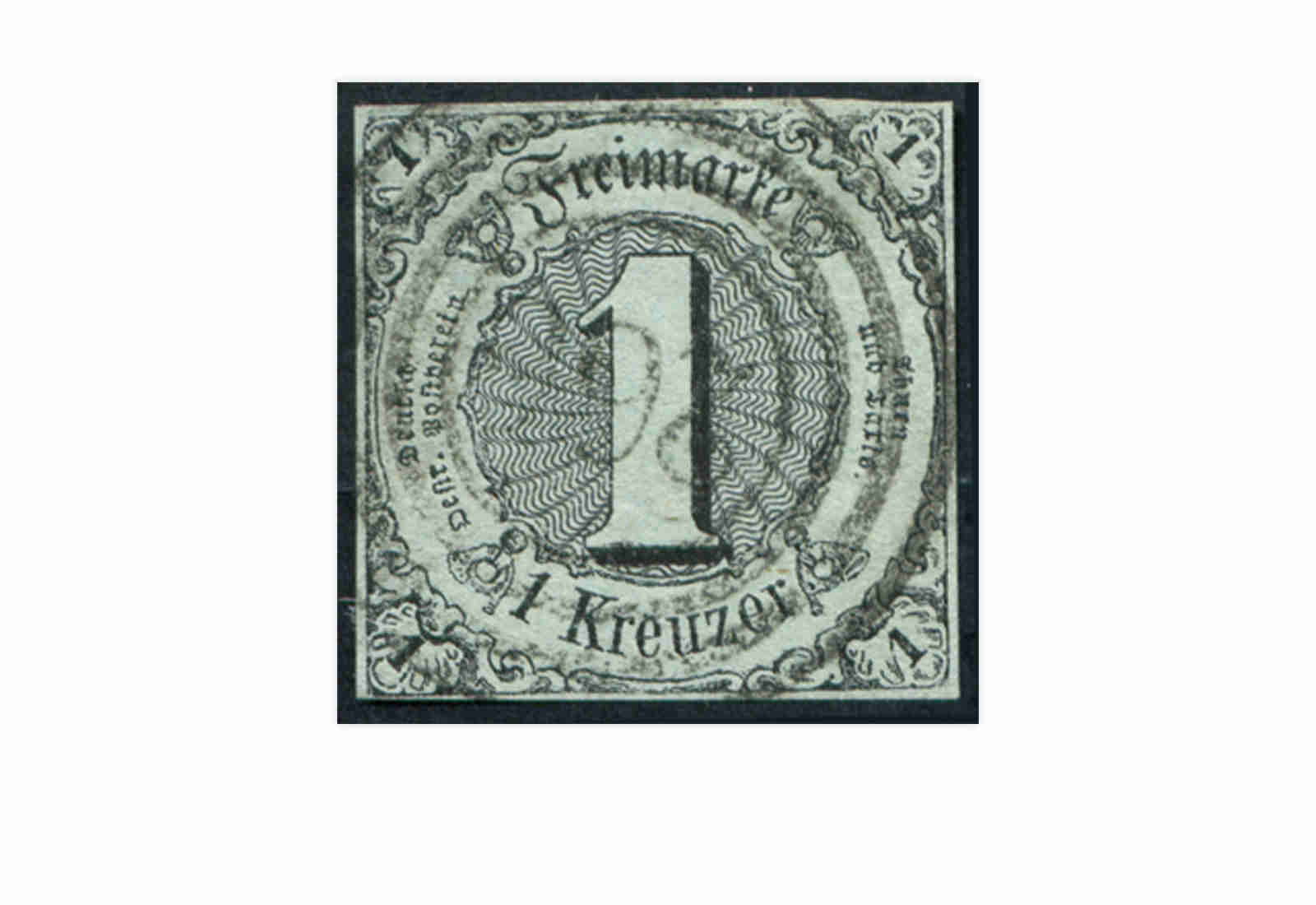 Briefmarke Altdeutschland Thurn und Taxis Freimarke 1852 Michel-Nr. 7 gestempelt