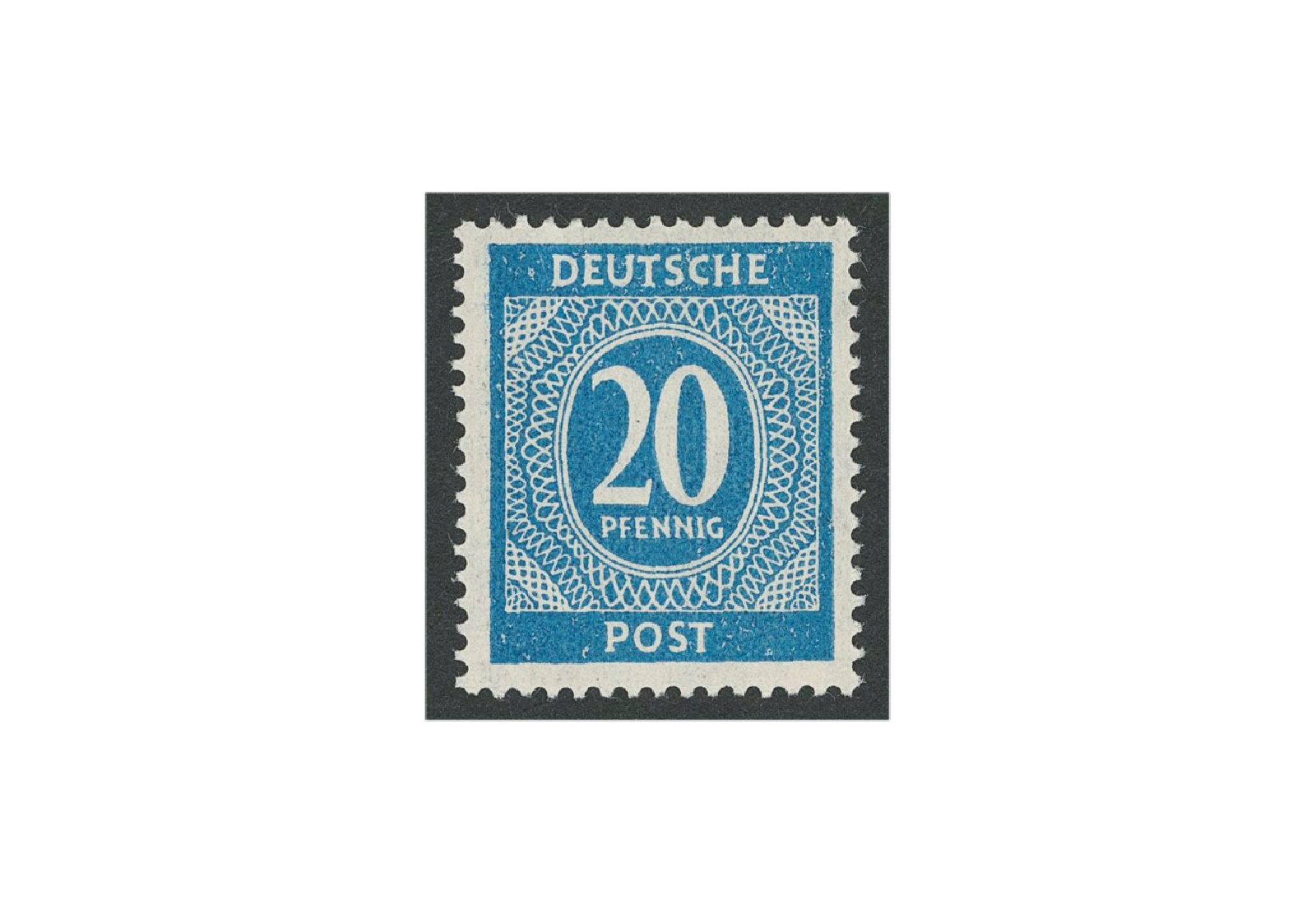 Briefmarke Alliierte Besetzung Kontrollrat I 1946 Michel-Nr. 924 c postfrisch