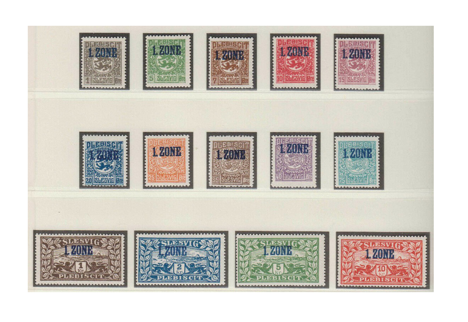 Briefmarke Schleswig Dt. Abstimmungsgebiete MiNr.: 15-28 **