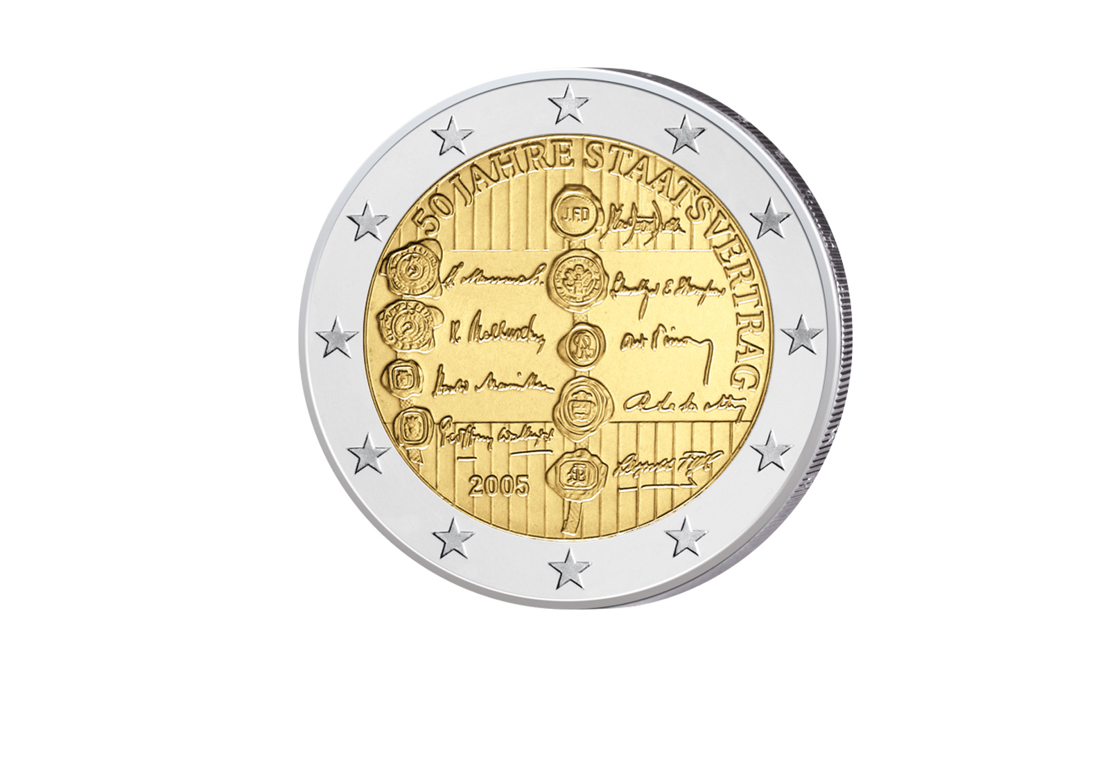 2 Euro 2005 Österreich Staatsvertrag