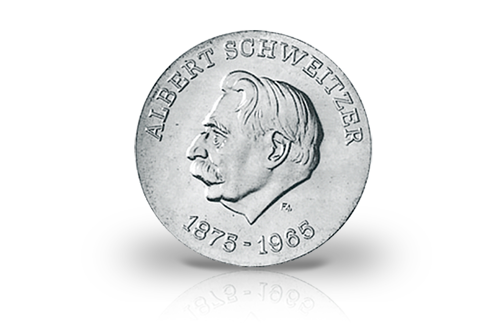 10 Mark 1975 DDR Motivprobe 100. Geburtstag Albert Schweitzer