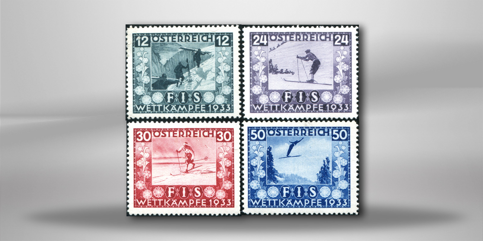 Österreich Michel Nr 551/4 ** 4 Briefmarken