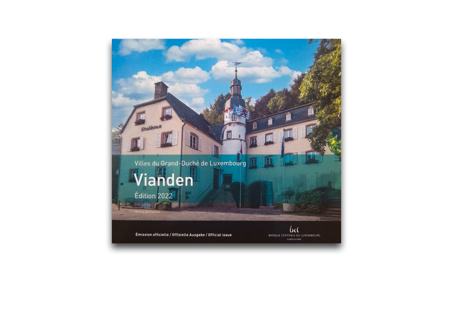 Kursmünzensatz 2022 Luxemburg Flagge st inkl. 2 Euro Münze