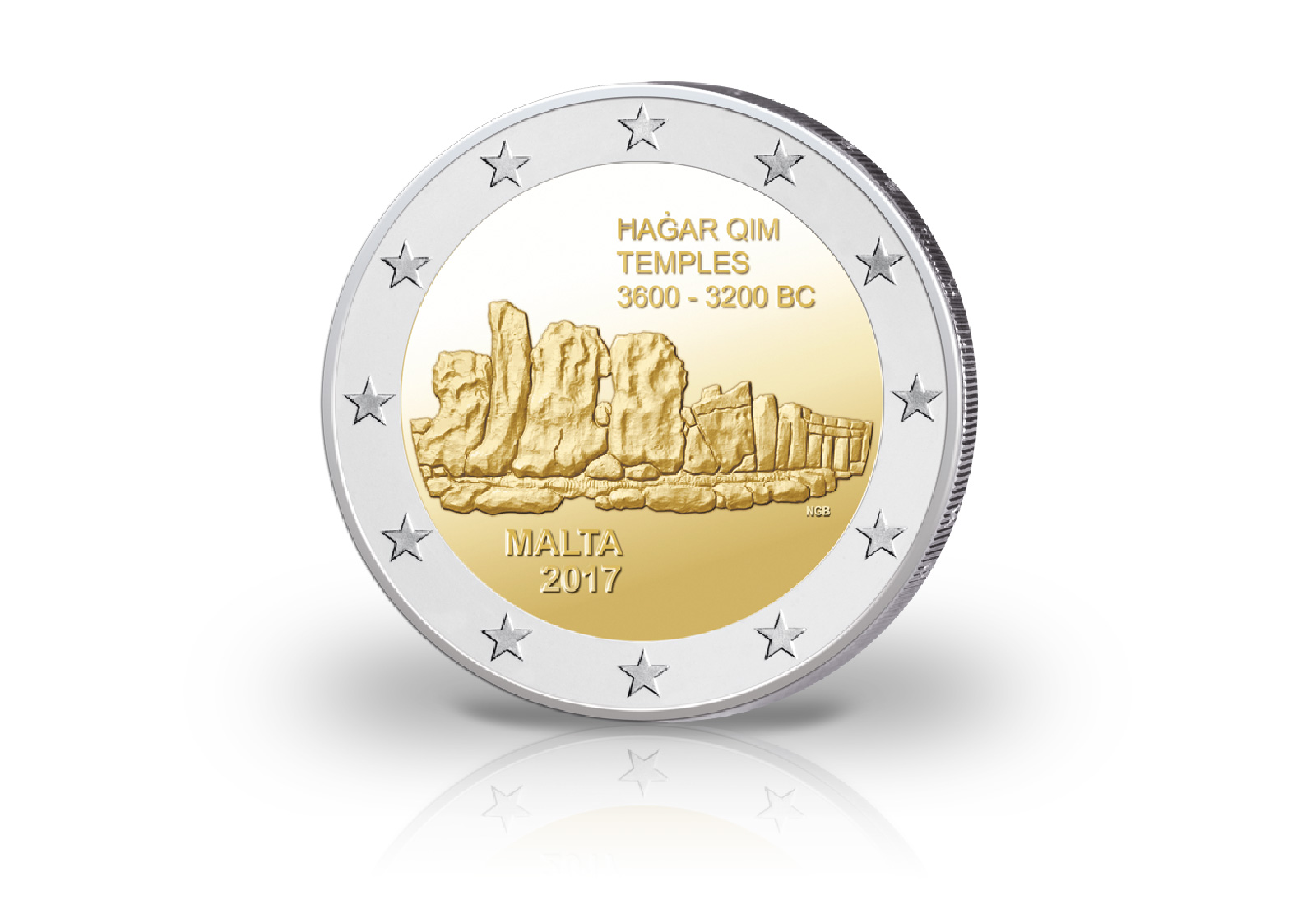 2 Euro 2017 Malta  Gedenkmünze Hagar Qim