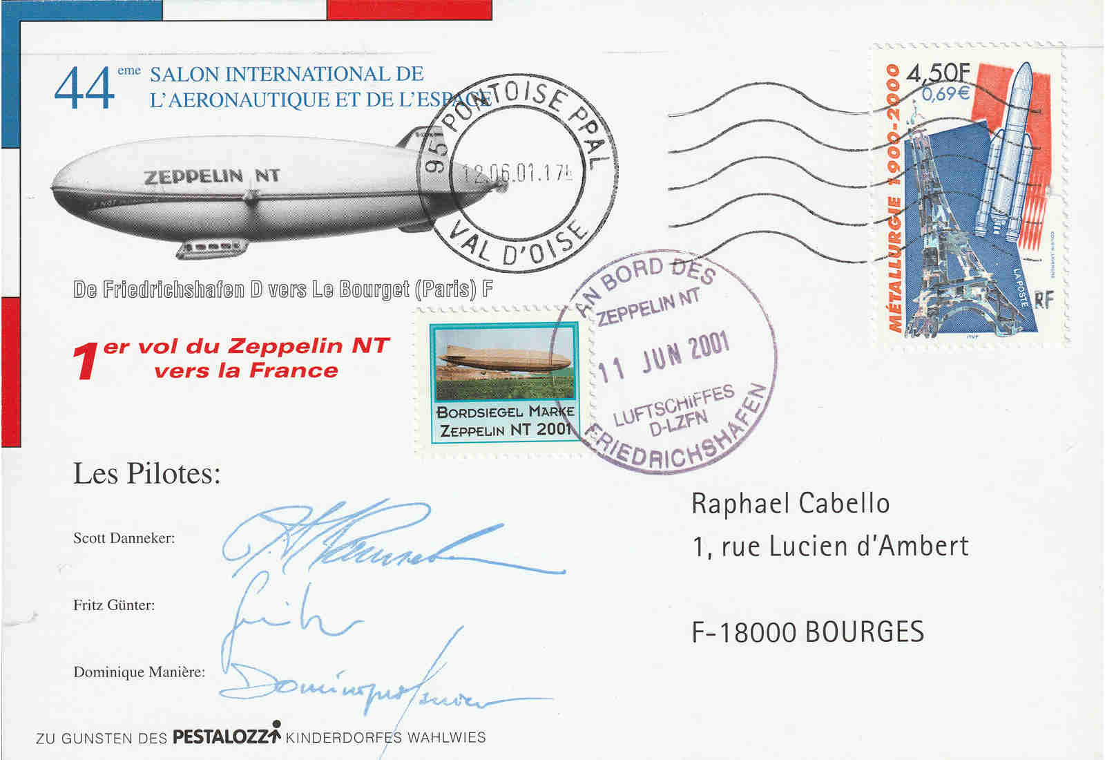Zeppelin Beleg 2001