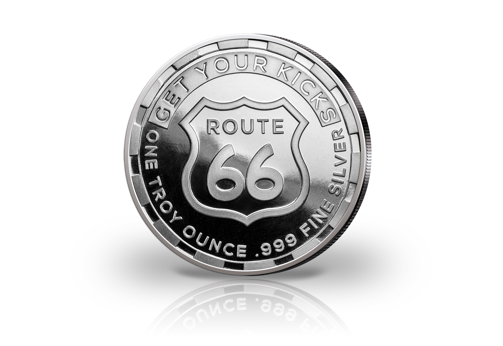Get your kicks on Route 66 1 oz Silber USA