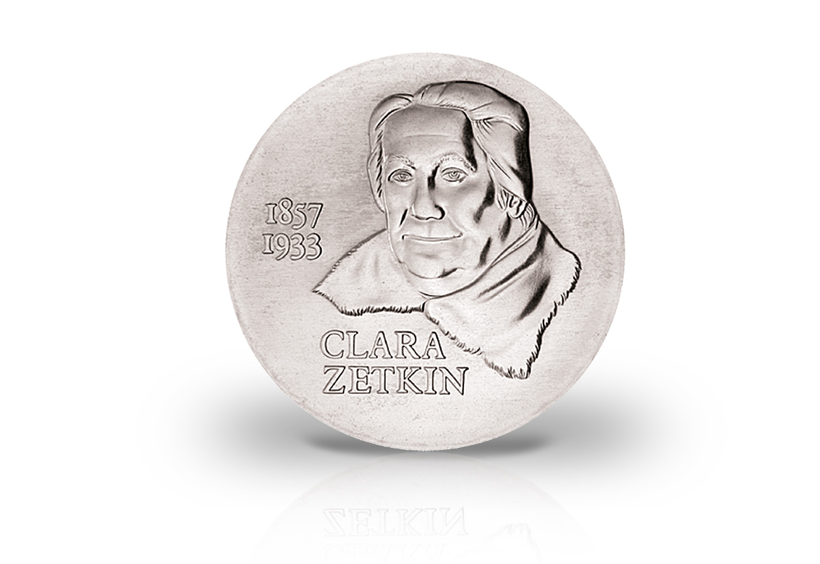 DDR 20 Mark Gedenkmünze 1982 Clara Zetkin