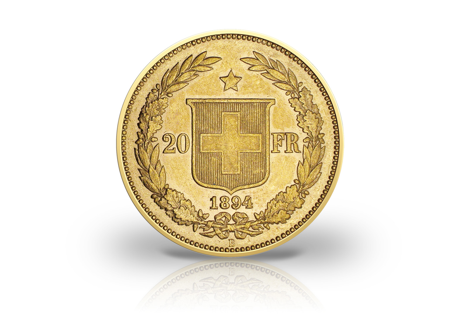 20 Franken Goldmünze 1883 - 1896 Schweiz Helvetia