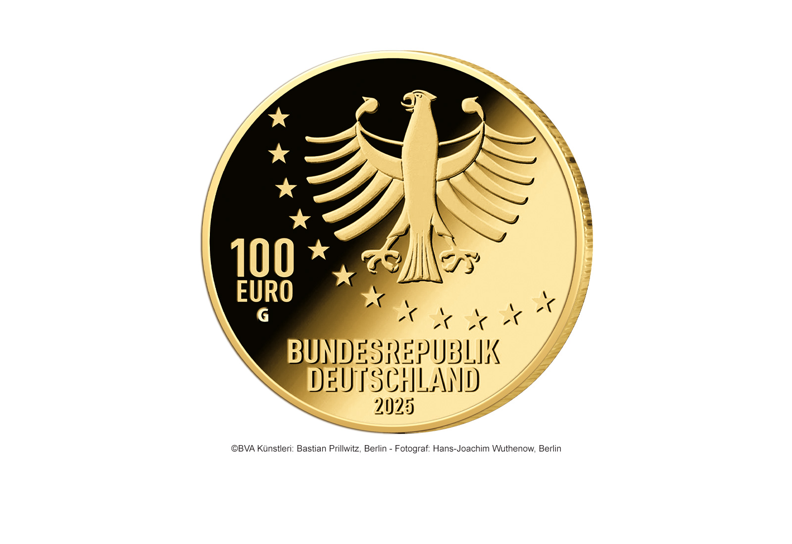100 Euro Goldmünze 2025 Deutschland Aus dem Leben eines Taugenichts (Prägstätte G)
