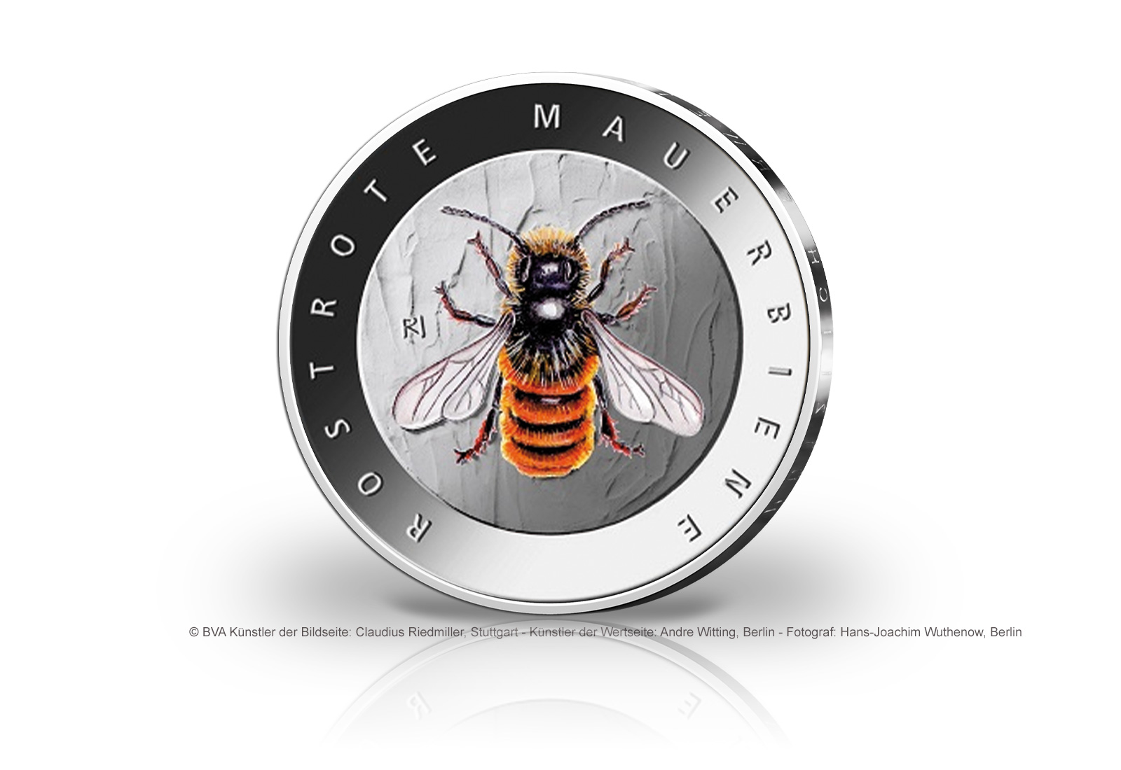 5 Euro 2023 Deutschland Rostrote Mauerbiene st Prägestätte D