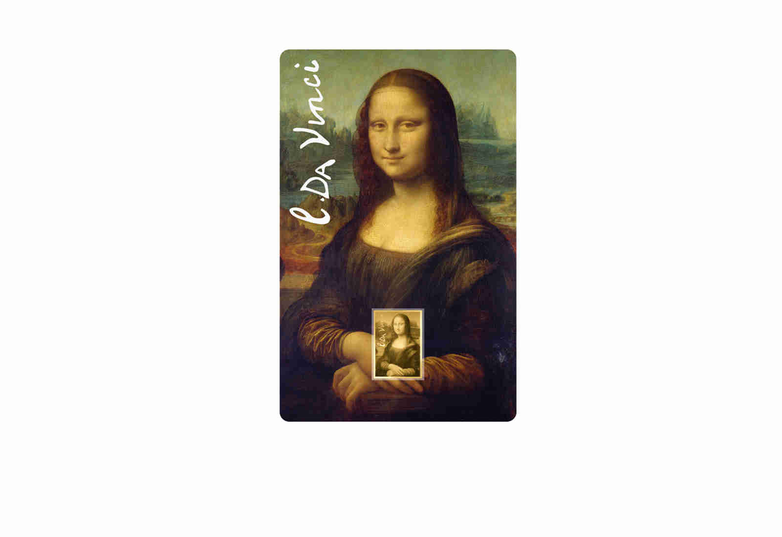 Goldcard Motiv Mona Lisa - Leonardo da Vinci 999/1000 Gold