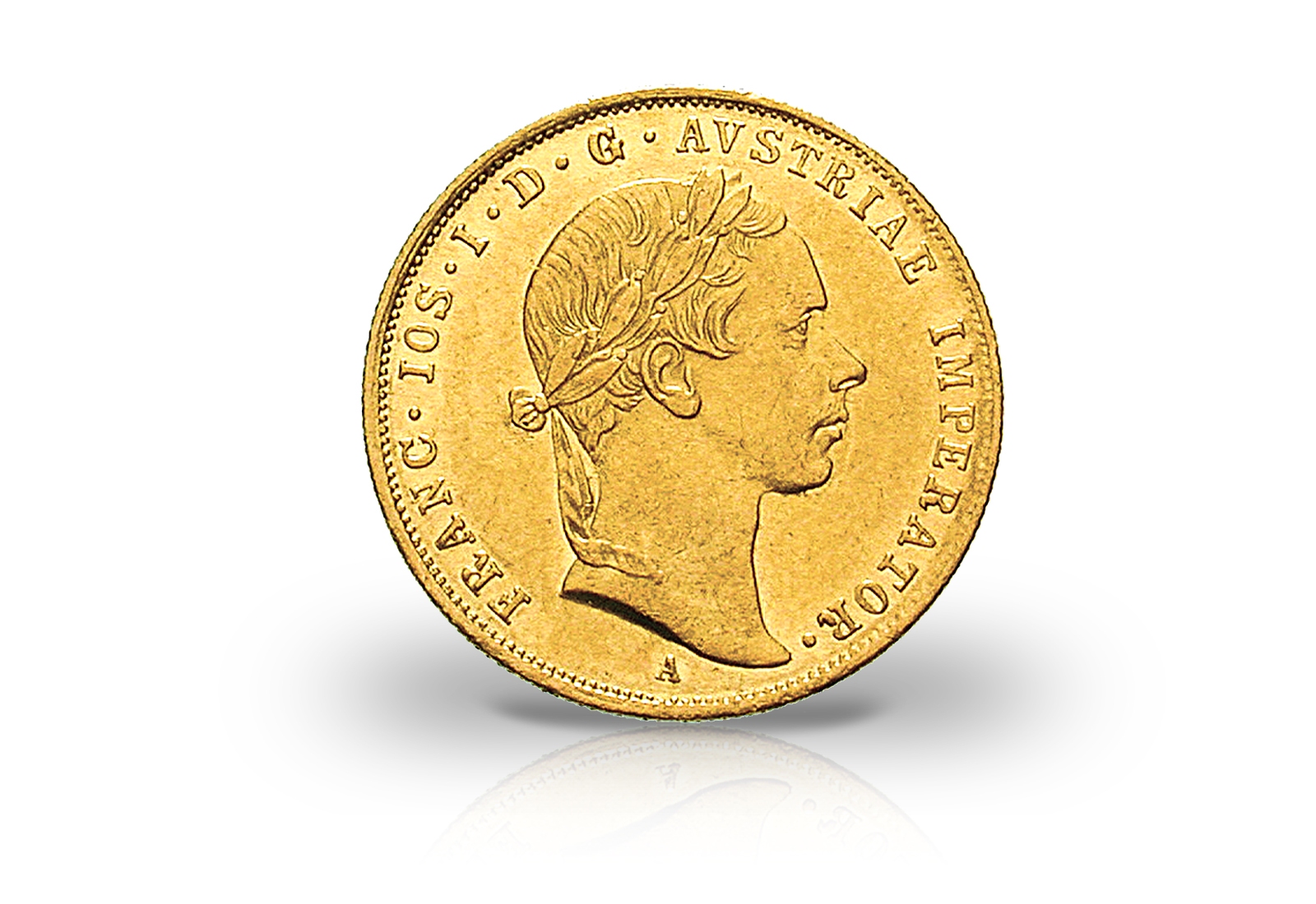 1 Dukat Goldmünze 1852-1859 Österreich Franz Joseph I. ss/vz