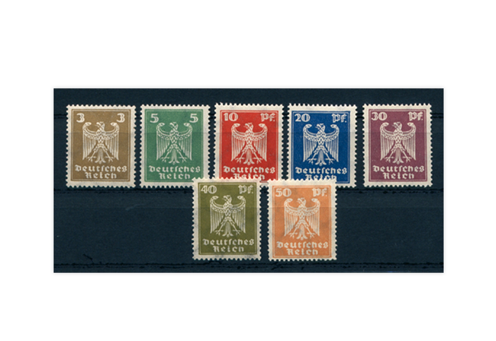 Briefmarken Deutsches Reich Michel-Nr. 355/361 postfrisch