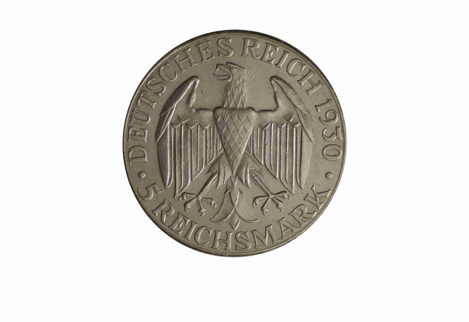 5 Reichsmark 1930 Weimarer Republik Graf Zeppelin Jaeger-Nr. 343