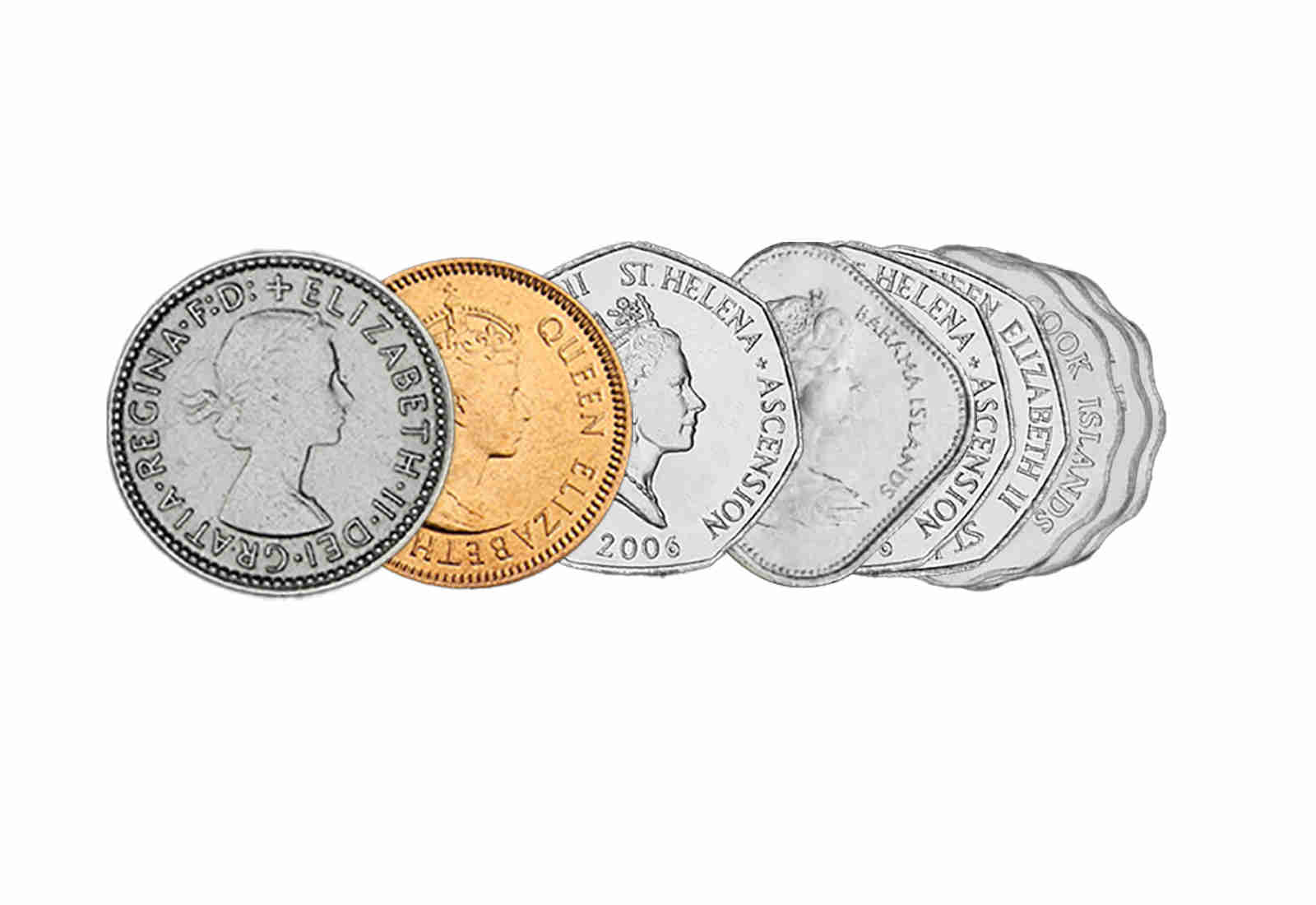 20er Kollektion Queen Elisabeth II. Staaten gekapselt in Kassette