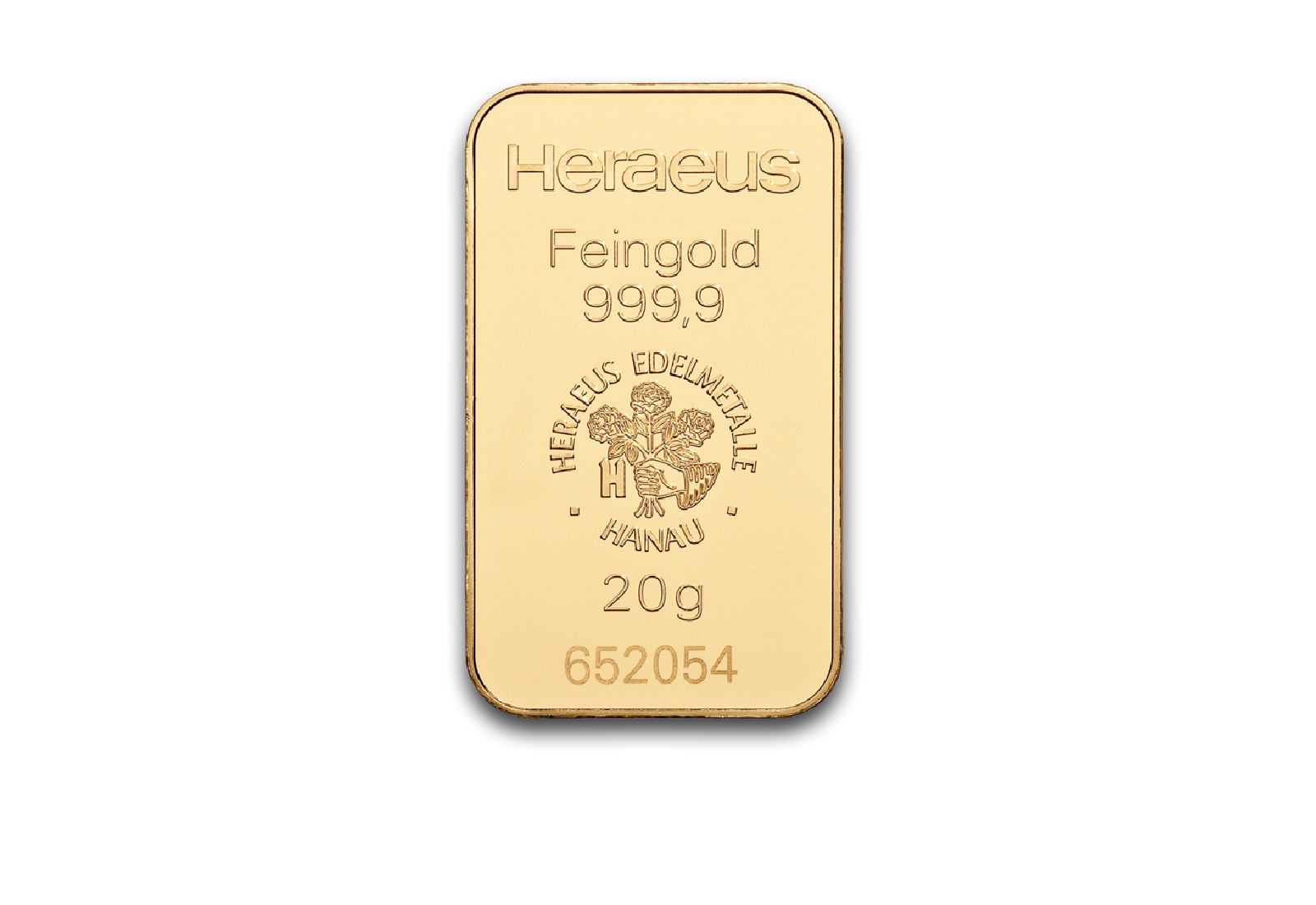 Goldbarren 20 g Motiv unserer Wahl