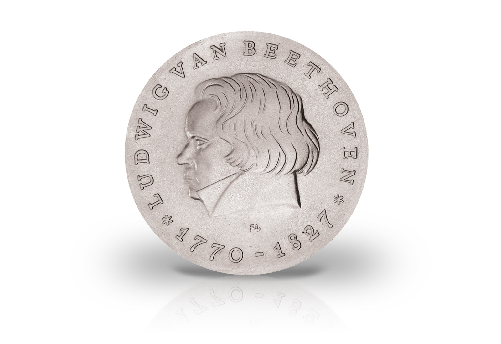 10 Mark Gedenkmünze 1970 DDR Ludwig van Beethoven Jaeger-Nr. 1528