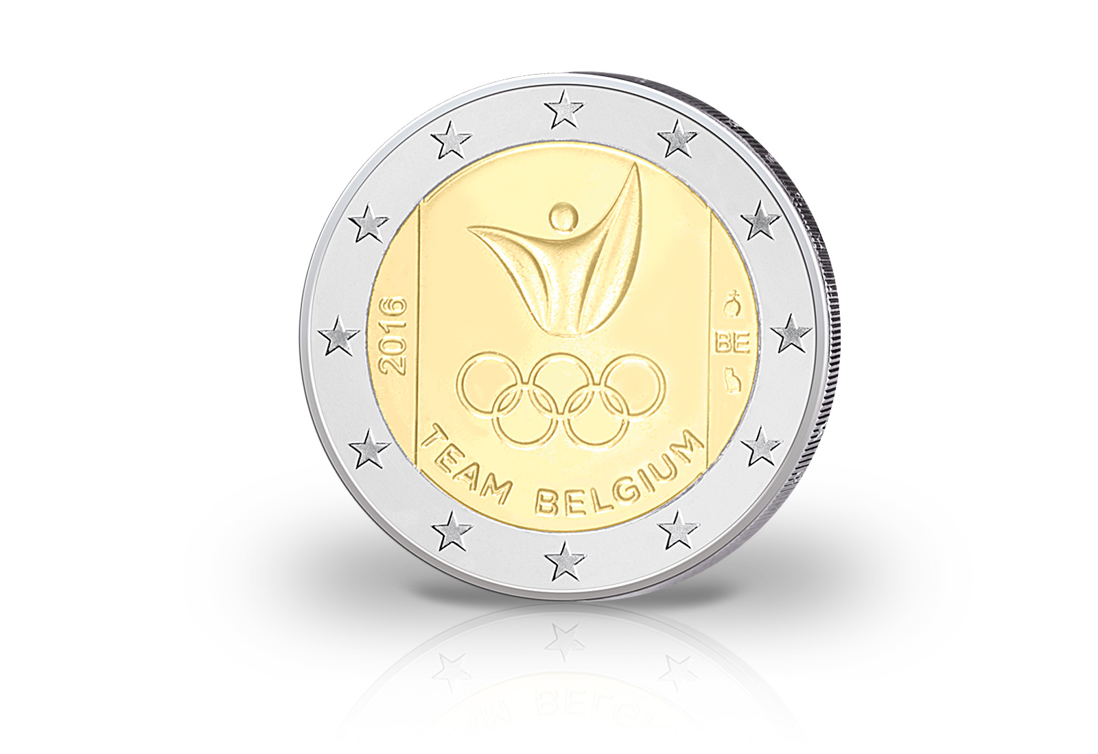 2 Euro 2016 Belgien Olympiade in Rio de Janeiro st in Coincard