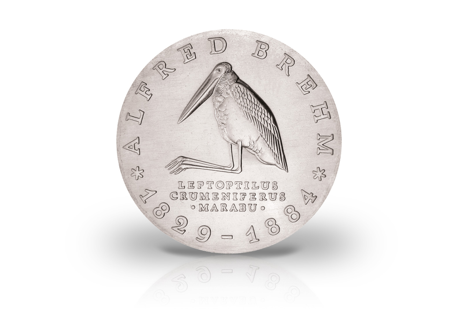 10 Mark Gedenkmünze 1983 DDR Alfred Brehm Jaeger-Nr. 1597