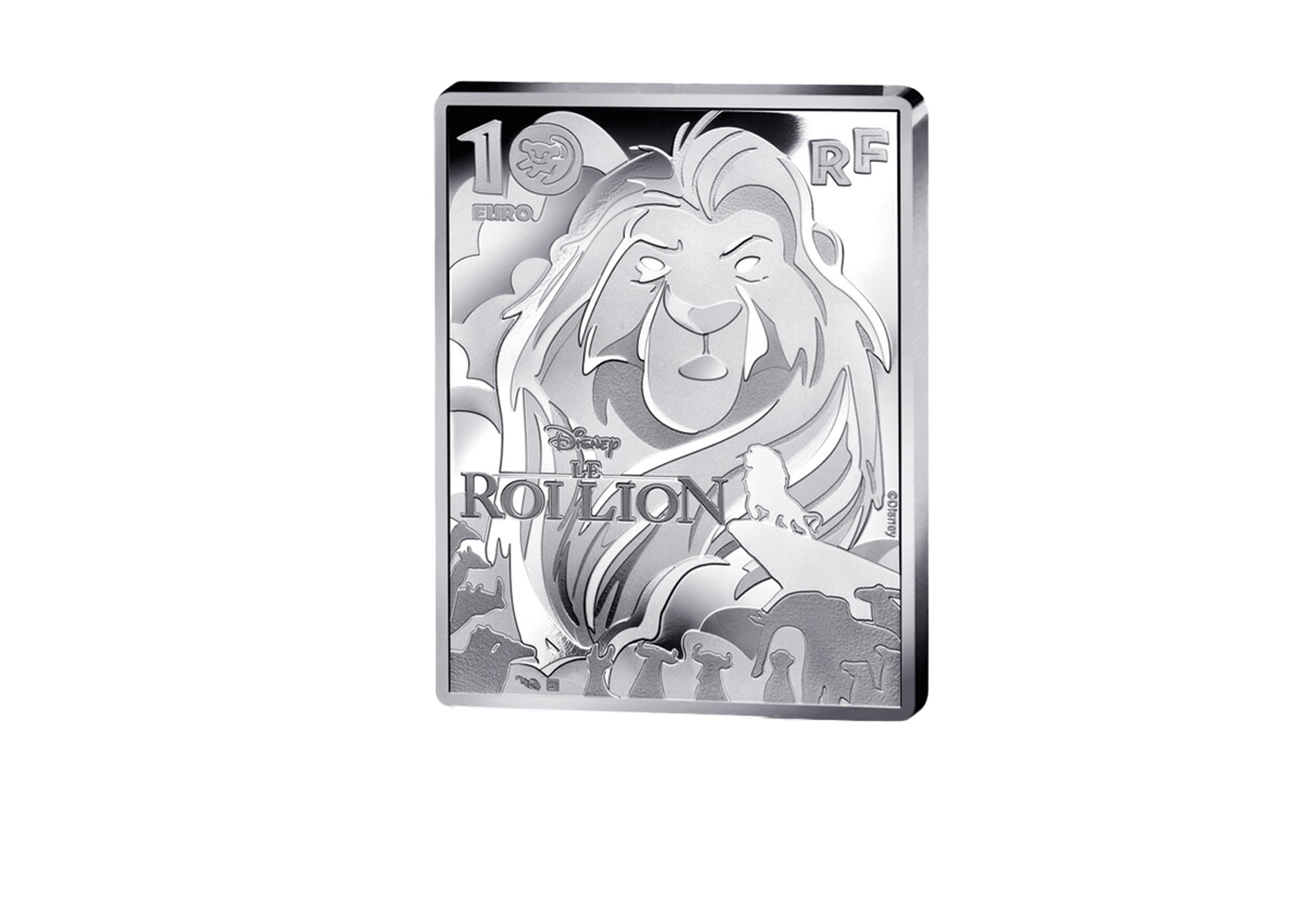 10 Euro Silber 2024 Frankreich 30 Jahre König der Löwen eckig PP