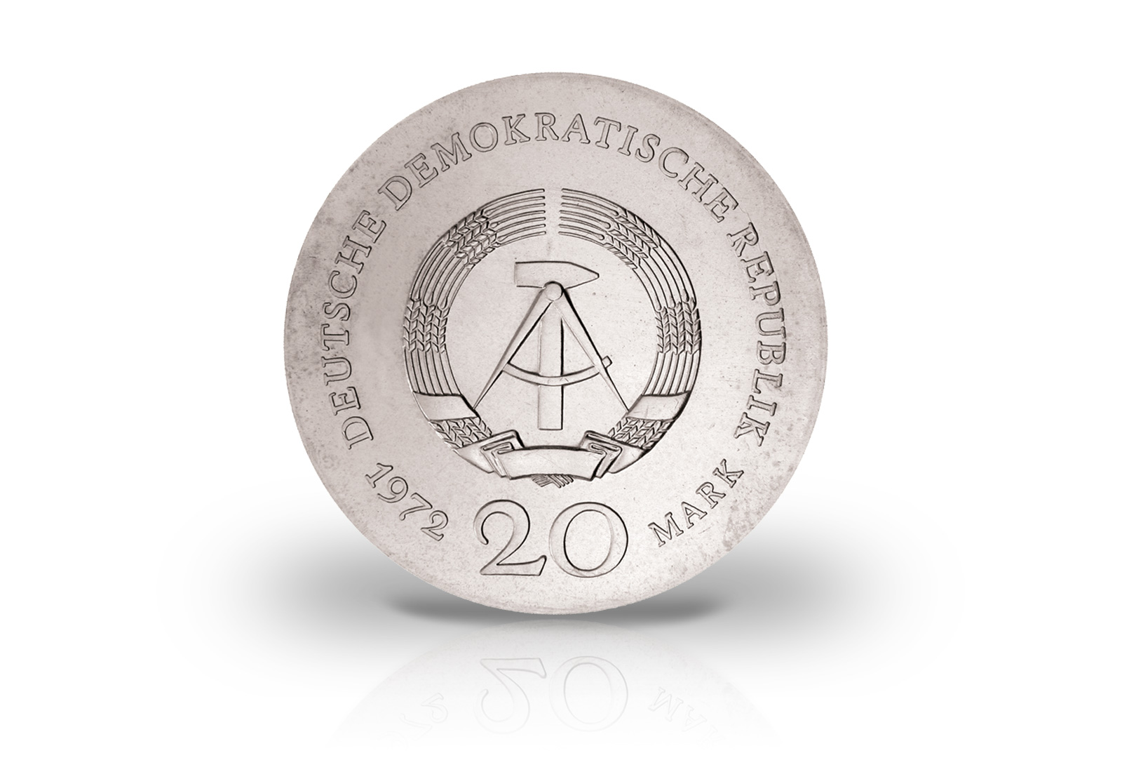 20 Mark Gedenkmünze 1972 DDR Lucas Cranach Jaeger-Nr. 1538