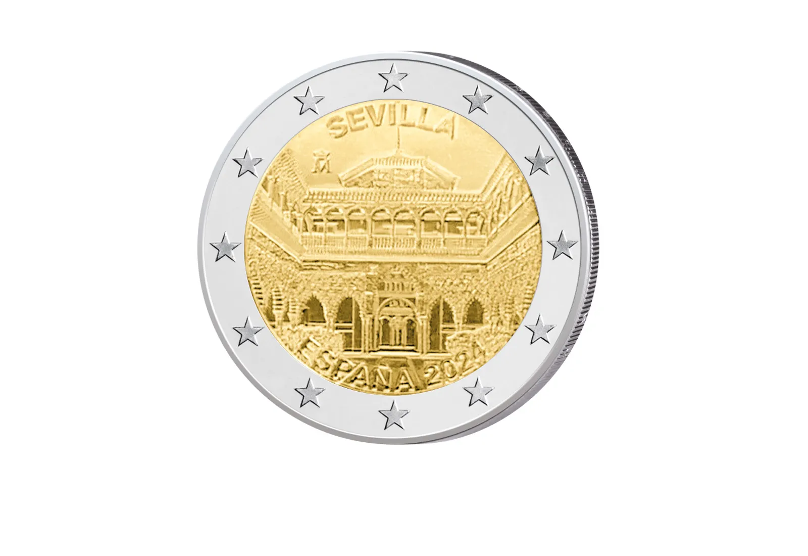 2 Euro 2024 Spanien Kathedrale von Sevilla bfr.