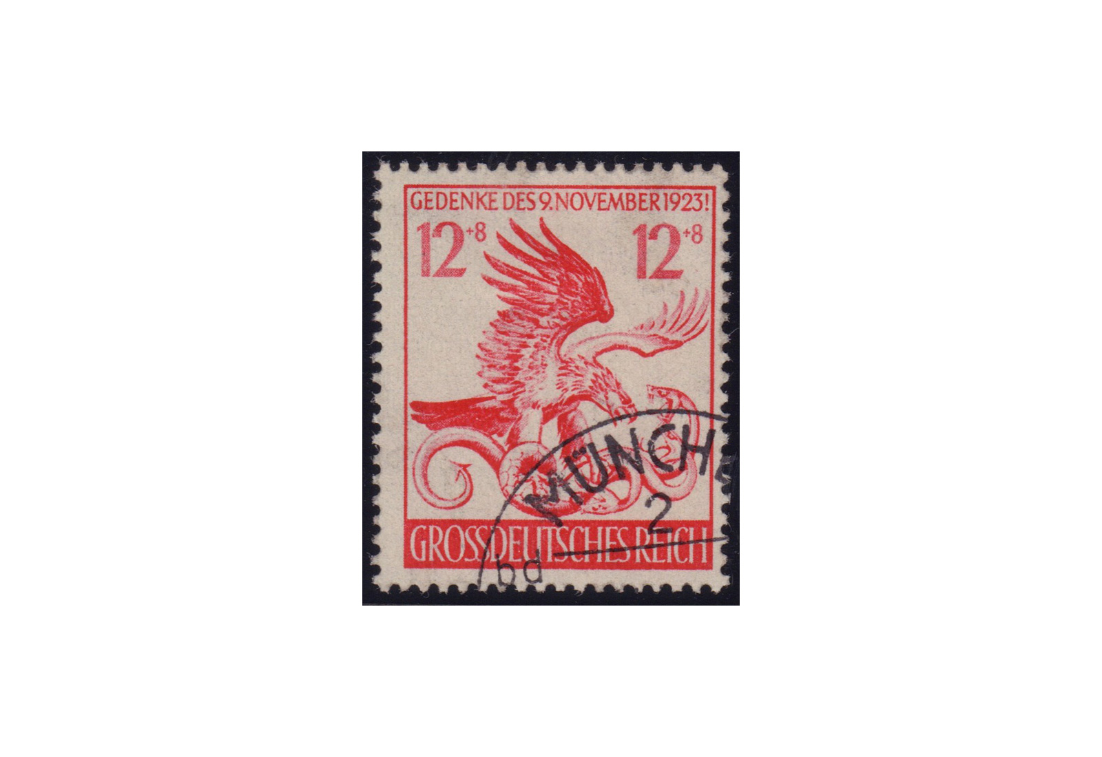 Deutsches Reich Marsch auf die Feldherrenhalle Michel Nr. 906 gestempelt