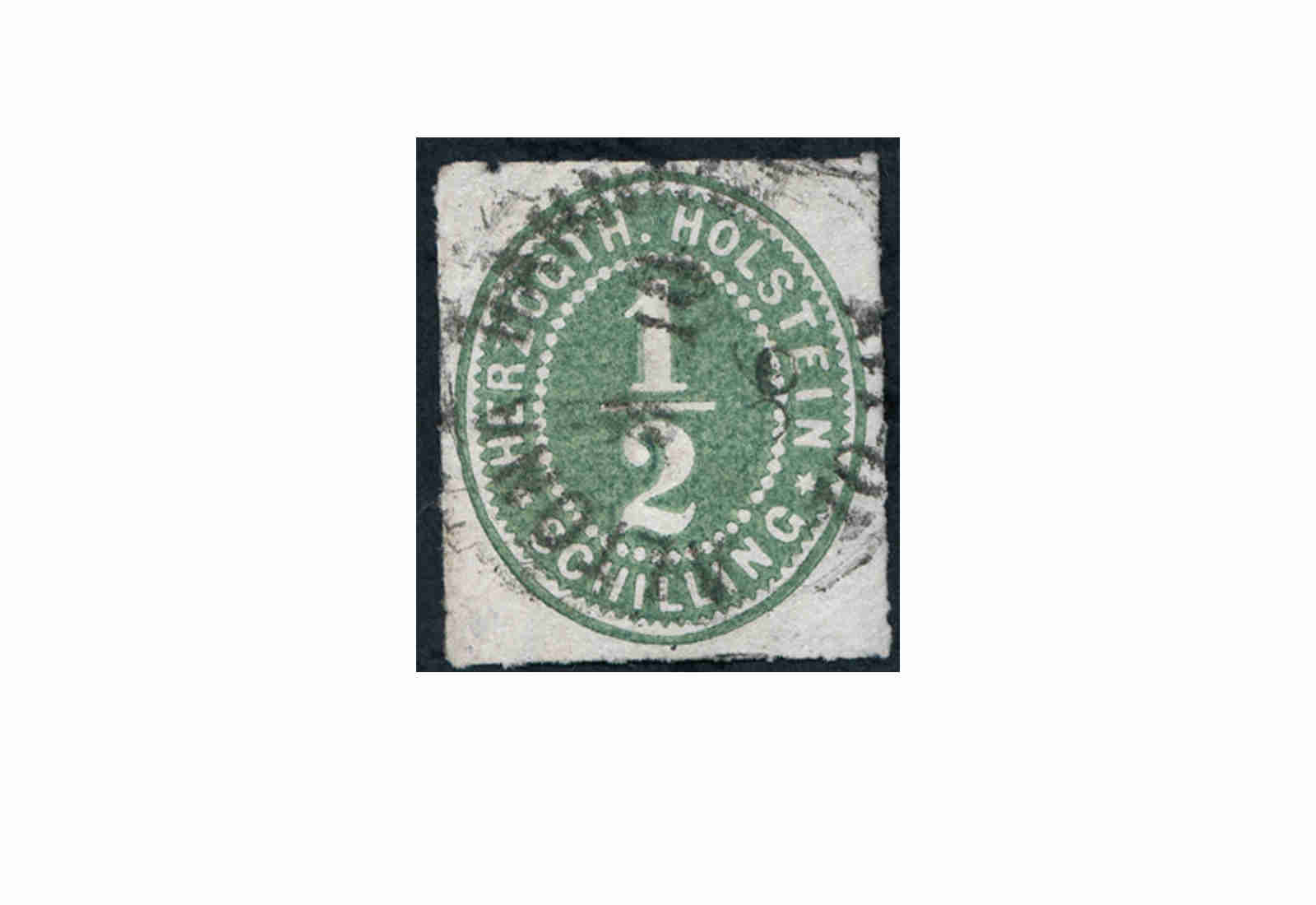 Briefmarke Altdeutschland Schleswig-Holstein Freimarke 1865-1866 Michel-Nr. 19 gestempelt