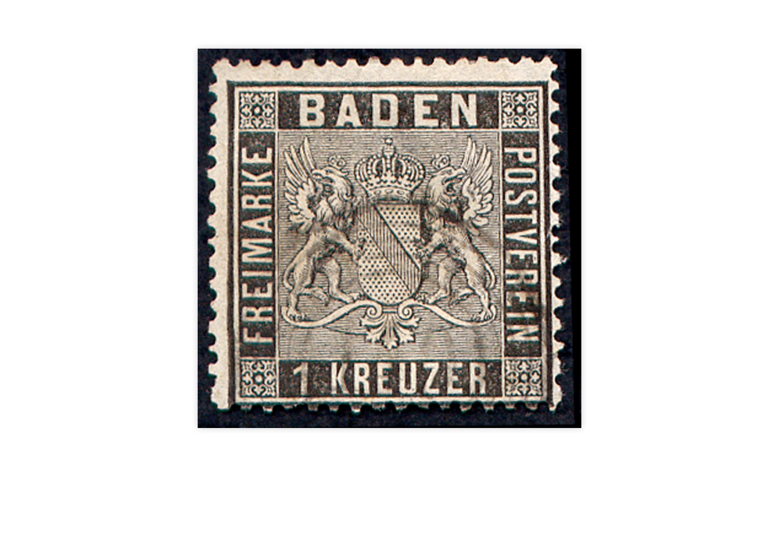 Briefmarke Altdeutschland Baden Freimarke 1860 Michel-Nr. 9 gestempelt 
 