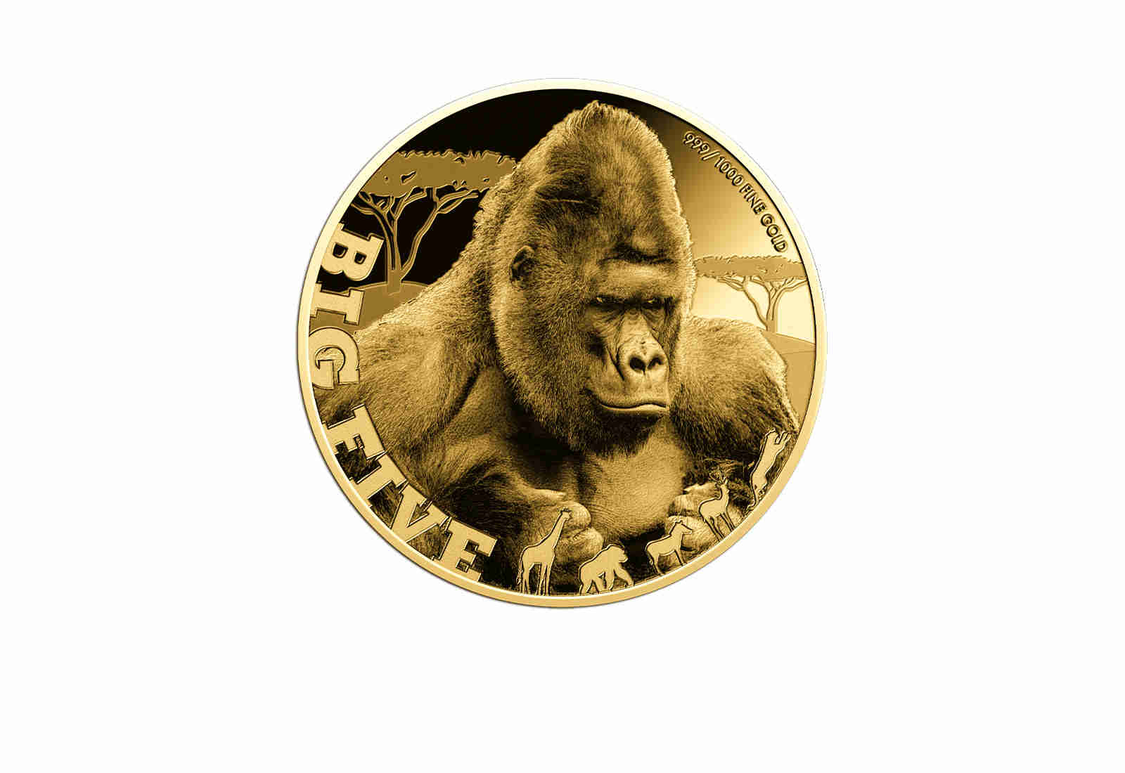 Goldmünzen-Kollektion "Big Five of Africa" im Sammler-Service