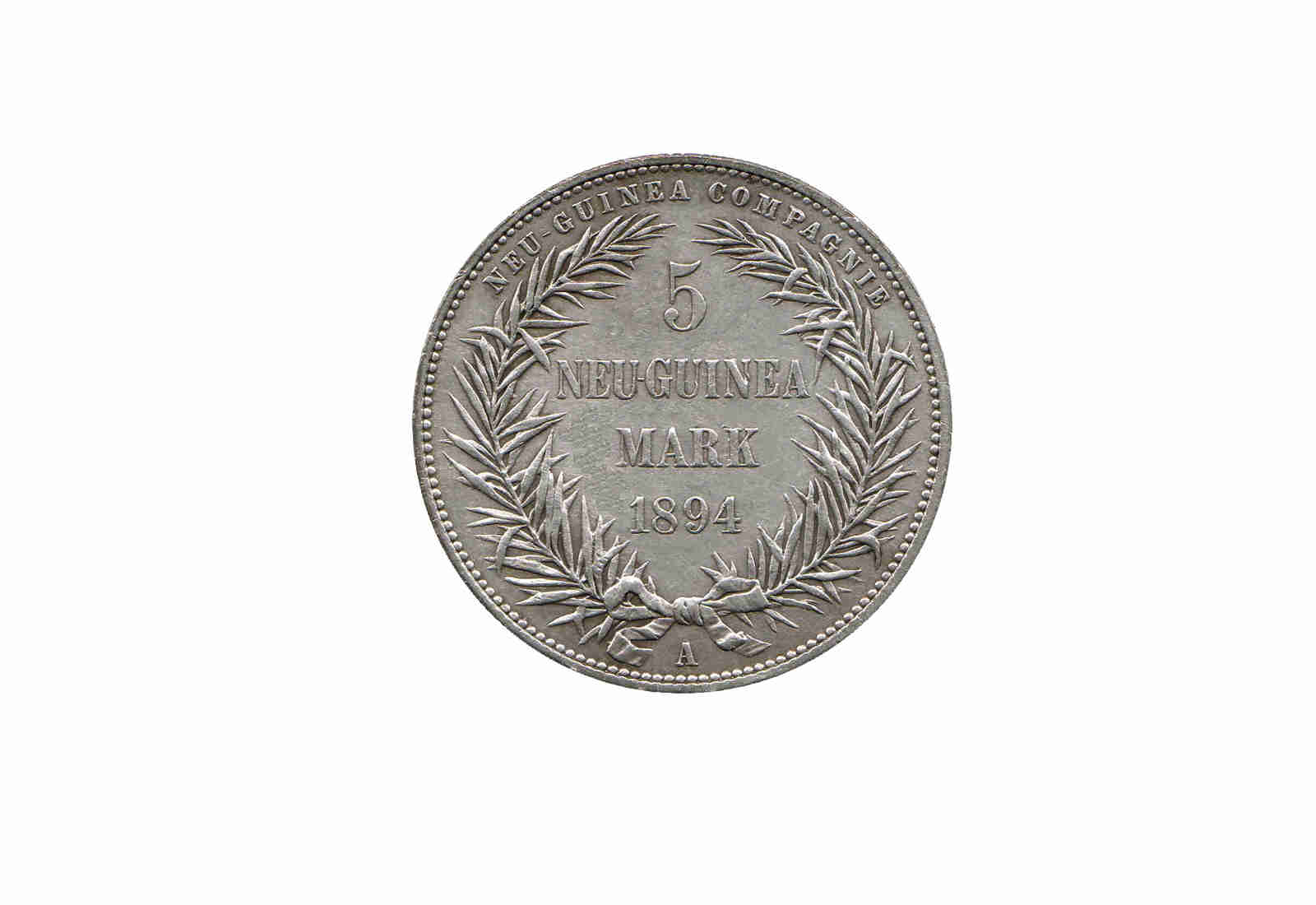5 Neuguinea Mark 1894 Deutsch-Neuguinea Paradiesvogel Jaeger-Nr. 707 ss/vz