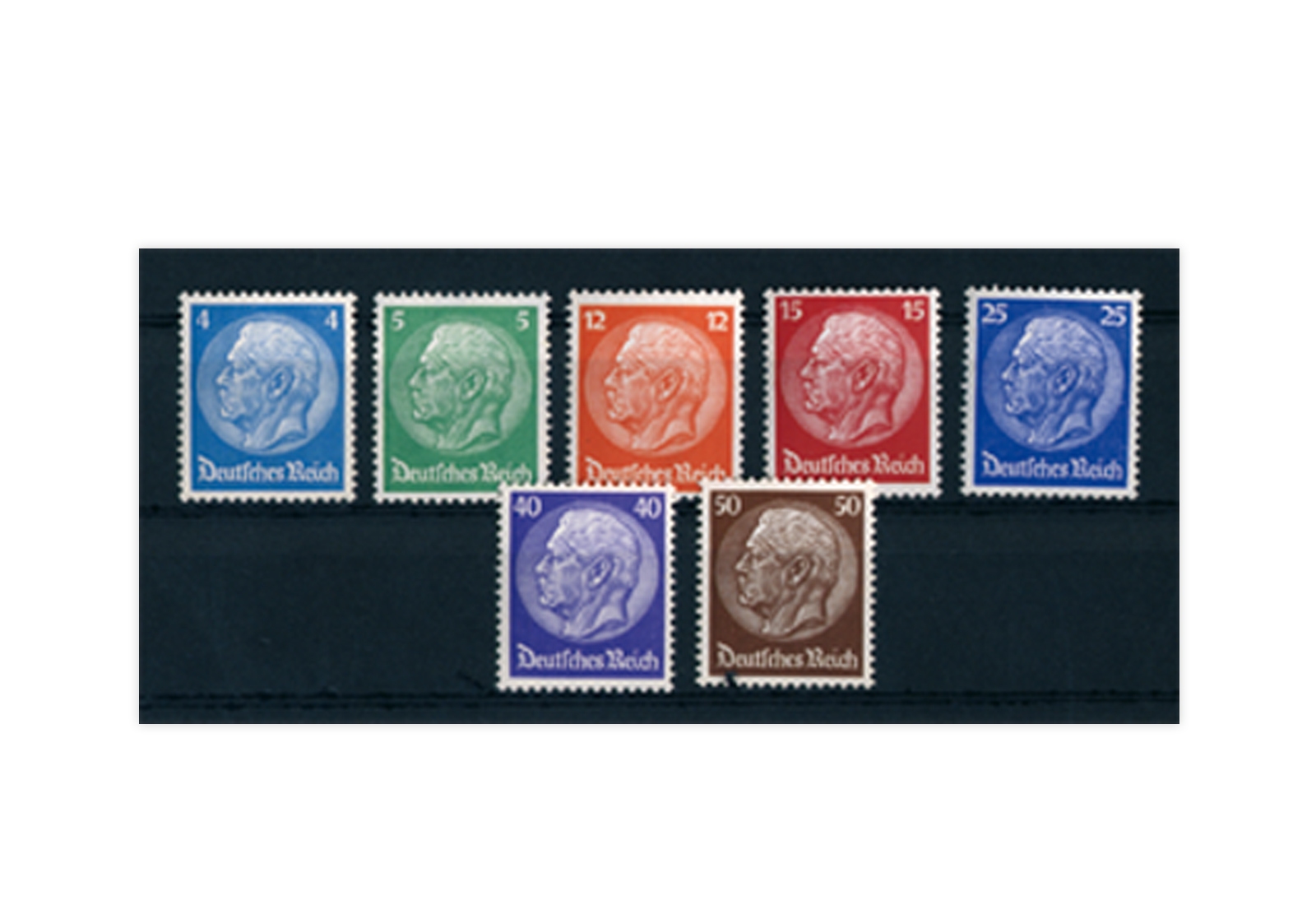 Briefmarken Deutsches Reich 1932 Michel-Nr. 467/73 postfrisch