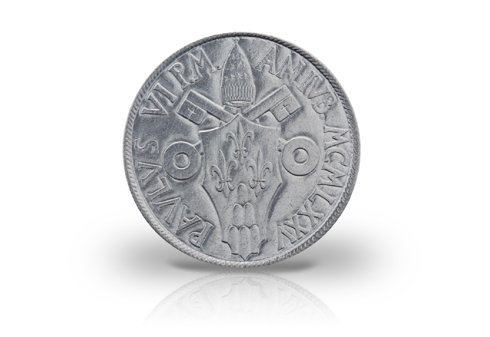 50 Lire 1976 Vatikan Papst Paul VI. Heiliges Jahr