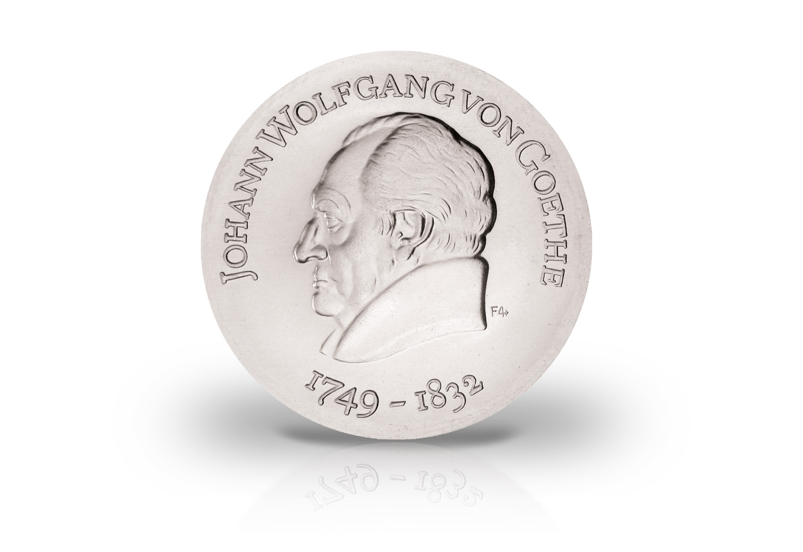 20 Mark Gedenkmünze 1969 DDR Johann Wolfgang Goethe Jaeger-Nr. 1525