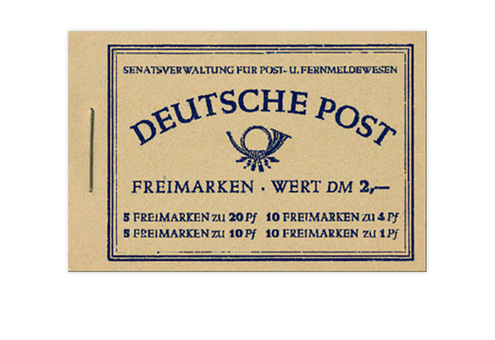 Berlin MH 2 1952 postfrisch